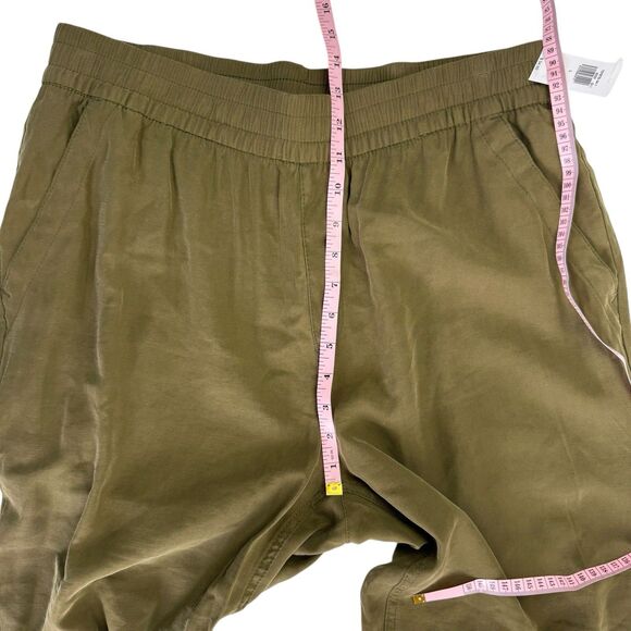 NEW Old Navy Arboretum Pull On Jogger Pant Women Size Large Army Green - Picture 11 of 13